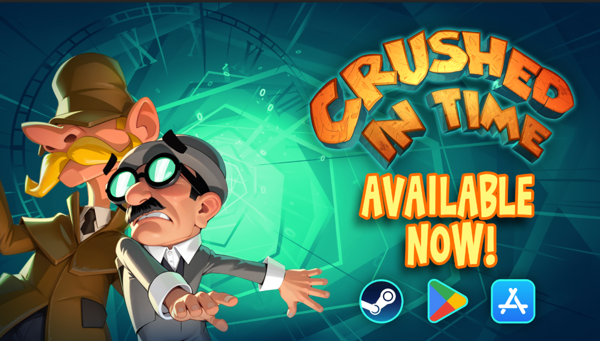 Crushed In Time: now on iOS and Android!